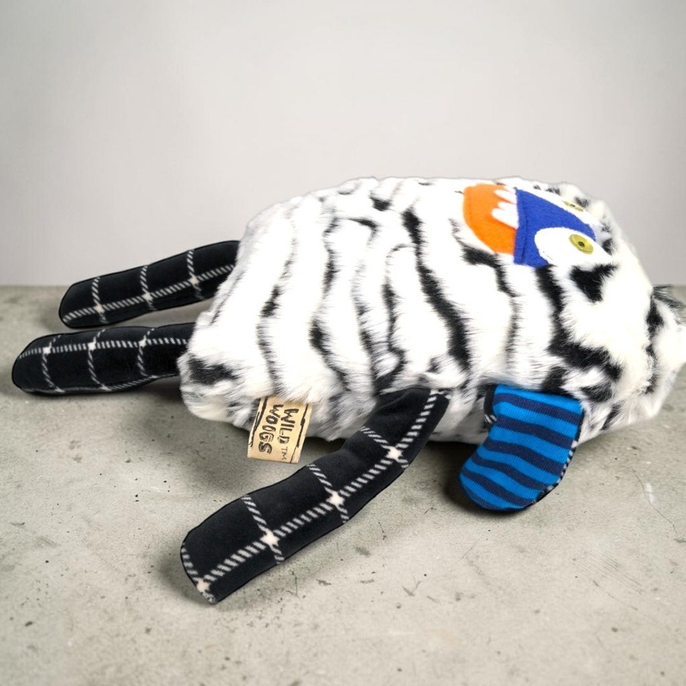 Wild Woogs‎ OOAK Handmade Monster Plush Fabric Art Soft Sculpture Rare Upcycled - Picture 7 of 11